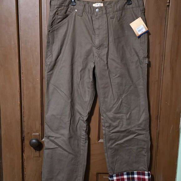 Blue Mountain Mens Flannel Lined NWT 36x32 Pants - Picture 1 of 3